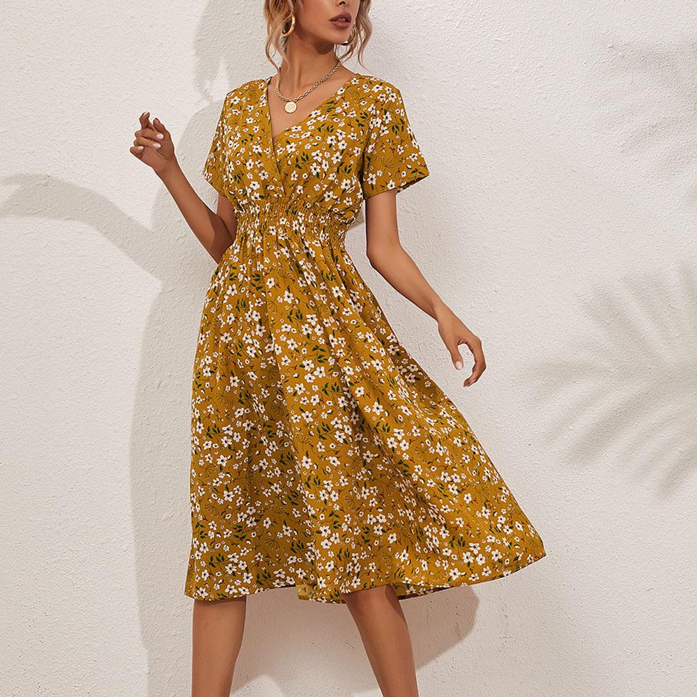 Летняя сексуальная стильная женская модная одежда Длинные цветочные платья Юбки Уличная одежда