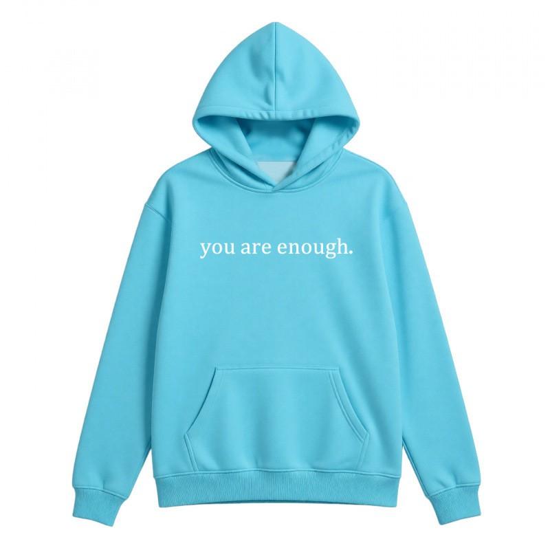 Unisex Oversized Hooded Sweatshirt With Letter Print Fleece Lined Kangaroo Pocket Long Sleeve Streetwear Top