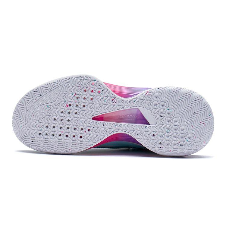 Баскетбольные кроссовки Li Ning Youth Pioneer Premium 2.0, удобные, нескользящие, амортизирующие, прочные, средней высоты, детские баскетбольные кроссовки серо-синего цвета YKBS014-5