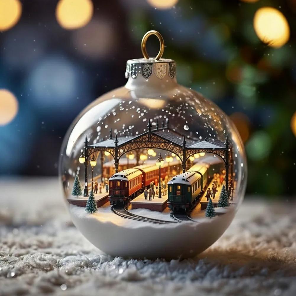 Праздничное украшение Декор для рождественской вечеринки Рождественский подвесной шар Декорация для сцены Атмосфера праздника Украшение для дома Декоративное для дома