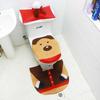 Christmas Bathroom Accessories Xmas Decor Christmas Supplies Toilet Decoration Toilet Seat Cover