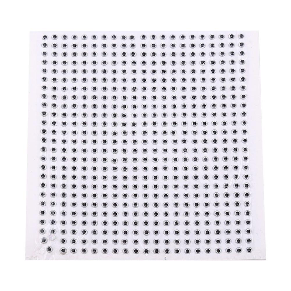 500PCS 3/4/5 mm Fishing Lure Eye Waterproof Fake Fishing Eyes Artificial Fish Eyes  Lure Making