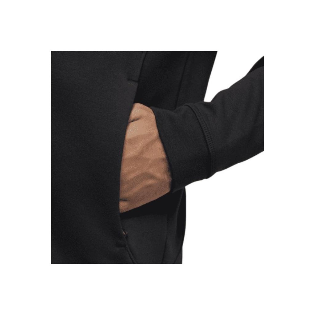 Jordan Solid Logo Zip-Up Casual Hooded Jacket Men Outerwear Black DV9783-010