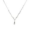 Irregular Wave Water Drop Necklace for Women in Korean Style, Fashionable and High End, Clavicle Chain, Ins, Minimalist