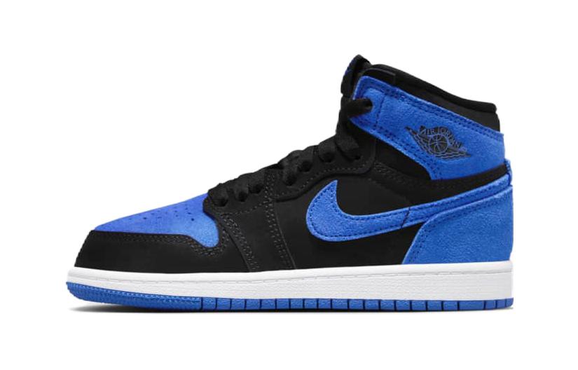 Kids' Sneakers Jordan 1 Retro High OG Royal Reimagined (PS) Black/Royal Blue/White
