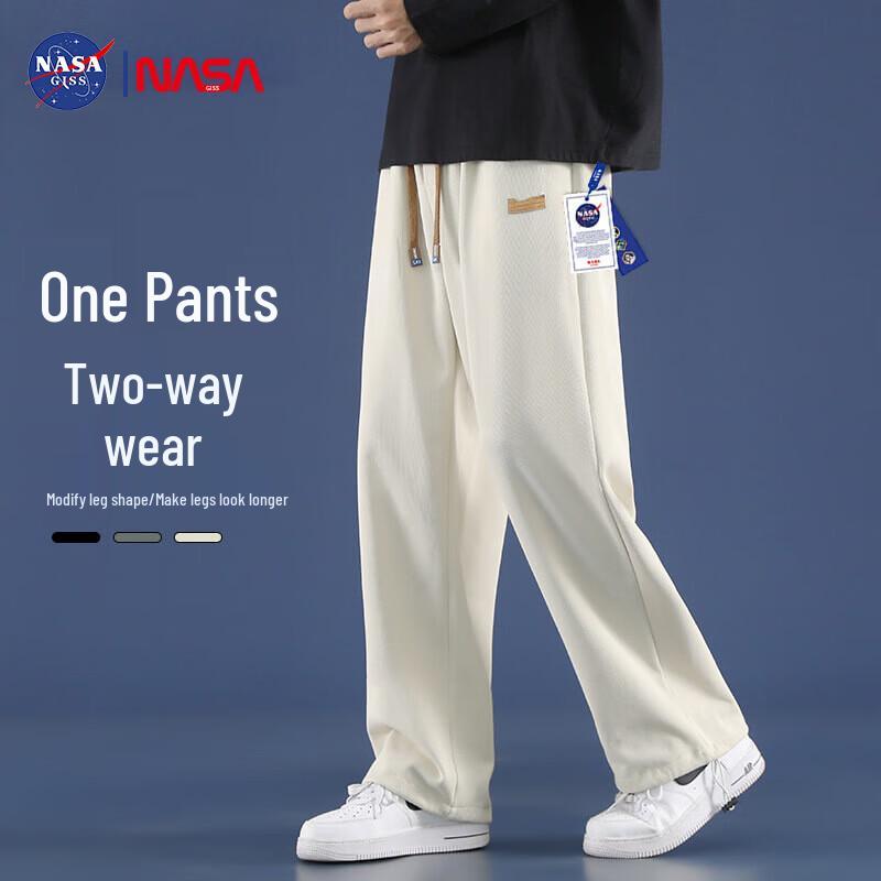 NASA GISS Men's Trendy Straight-Leg Casual Pants