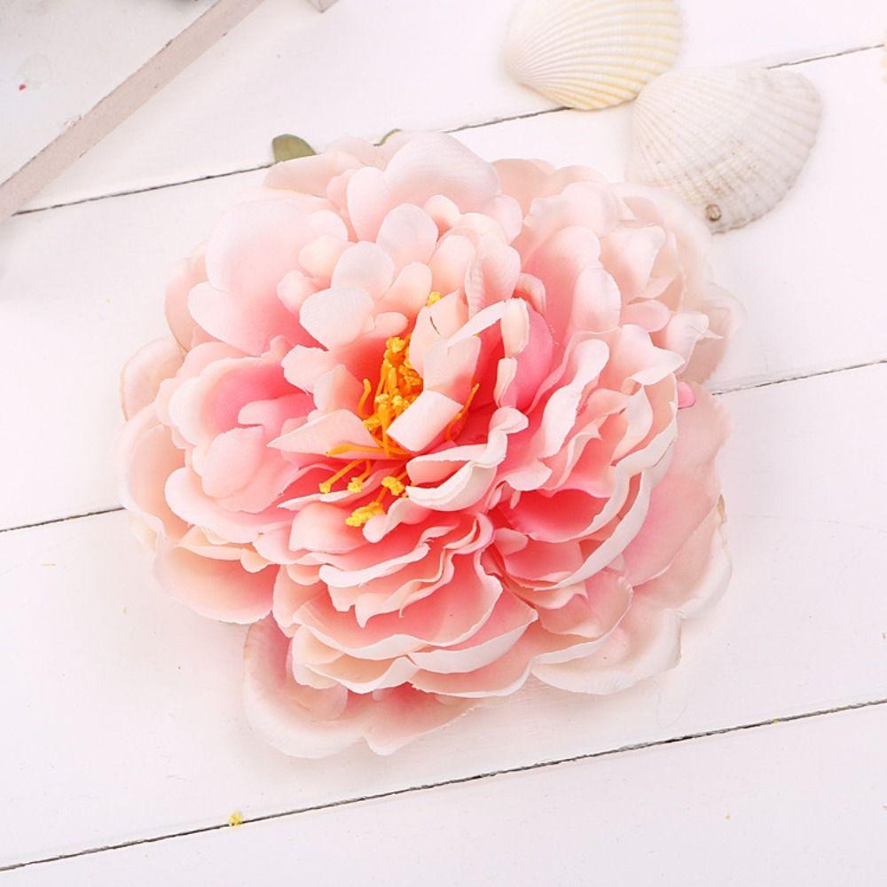 Big Flower Bridal Hair Clips 14cm Flower Hairpin Brooch Artificial Flower Hairpins  Wedding
