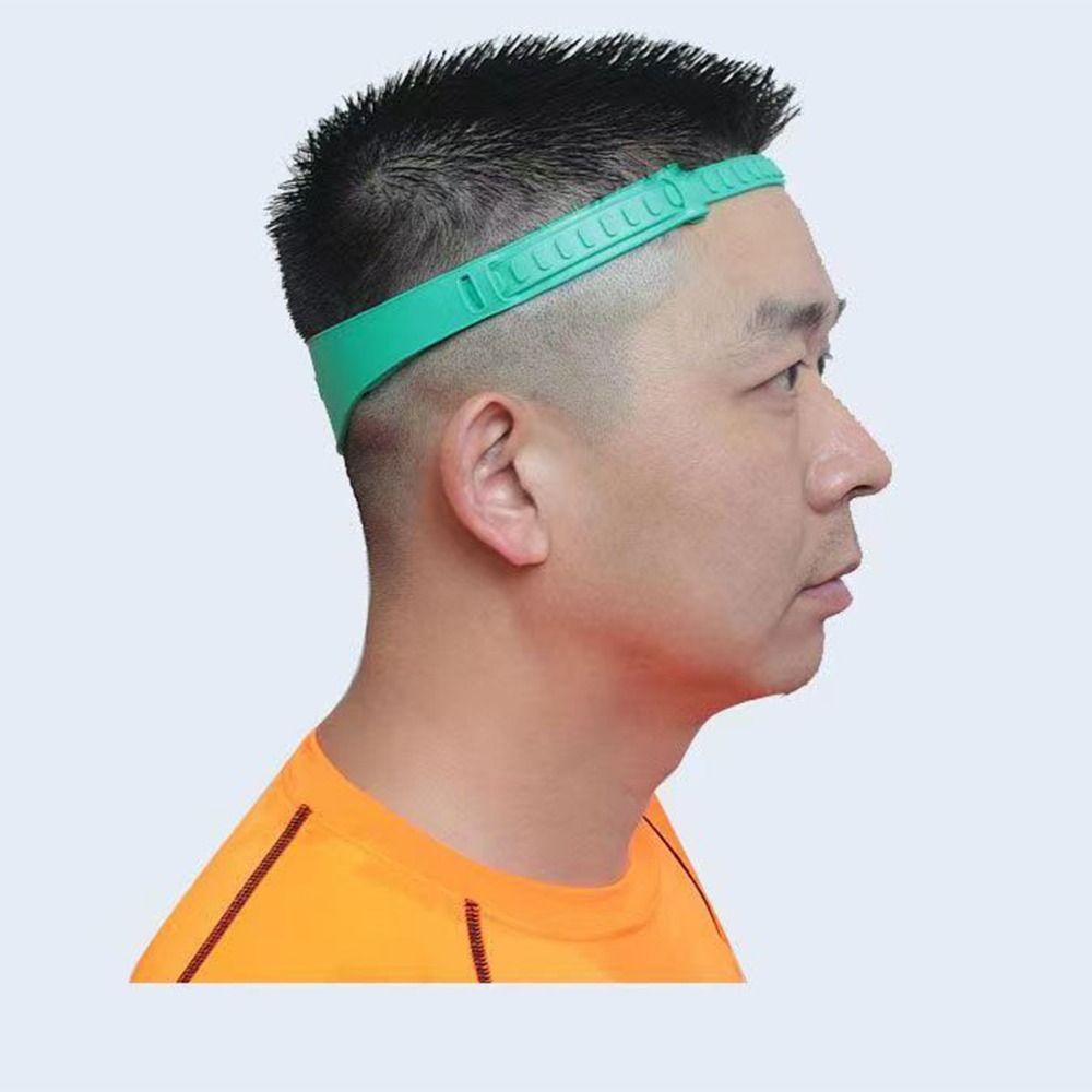 Curved Headband Adjustable Haircut Template Colorful DIY Hair Cutting Guide Band Arc-shaped Silicone Hair Trimming Ruler Man