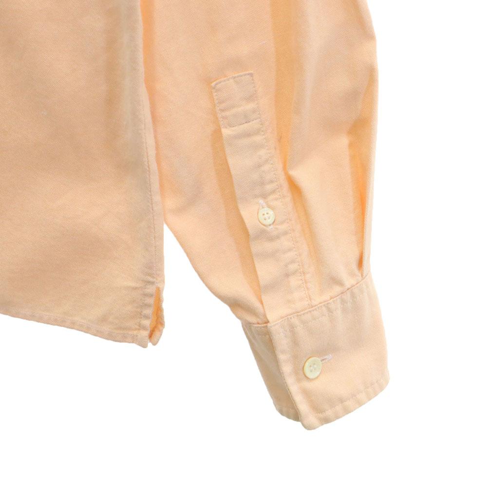 A Bathing Ape Сделано в Японии Рубашка Оксфорд с длинным рукавом на пуговицах M Оранжевая Мужская Б/У