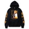 Men's And Women's Long Sleeves Anime Demon Slayer Hoodie Men Women Kyojuro Rengoku Sweatshirt Winter Streetwear