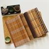Bamboo Woven Placemat Retangle Shape Thickened Heat-Resistant Oil-Resistant Non-Slip Parties Weddings Banquets Table Decoration Dining Kitchen Mat
