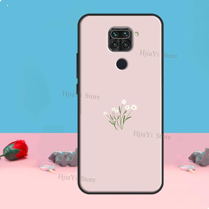 Минималистичный цветочный чехол для Redmi Note 8 9 10 11 12 Pro Plus 10S 11S 12S Чехол для Redmi 9C 10A 10C 12C Coque