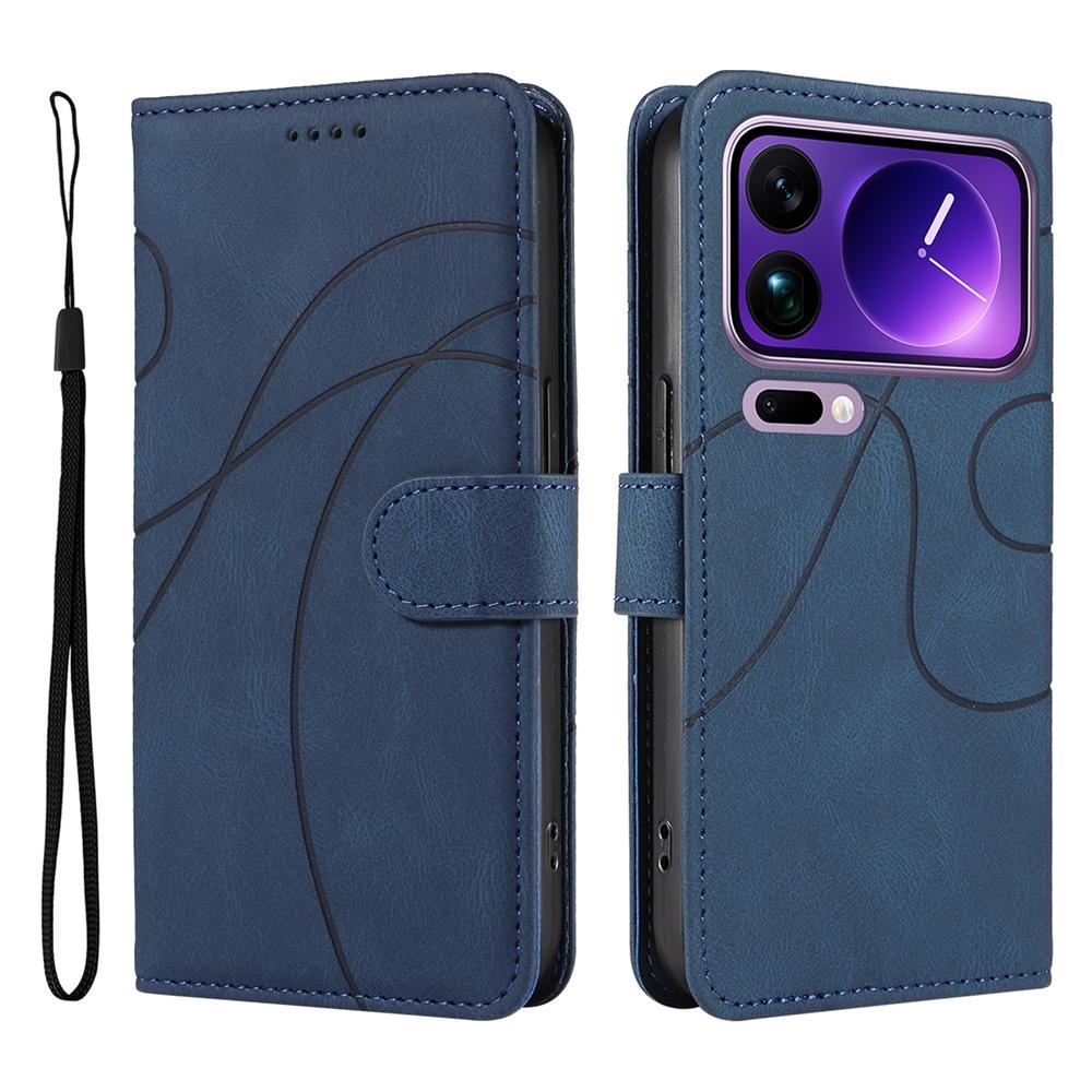 Магнитный кожаный кошелек-чехол для Xiaomi 17 Pro Max 15T 15 14T 14 13T 13 12 12T 11 11T 10T Lite Pro Ultra Флип-чехол Изогнутая линия