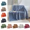 70x100cm Monolayer Flannel Blanket Simple Thickened Sofa Throw New Bed Cover