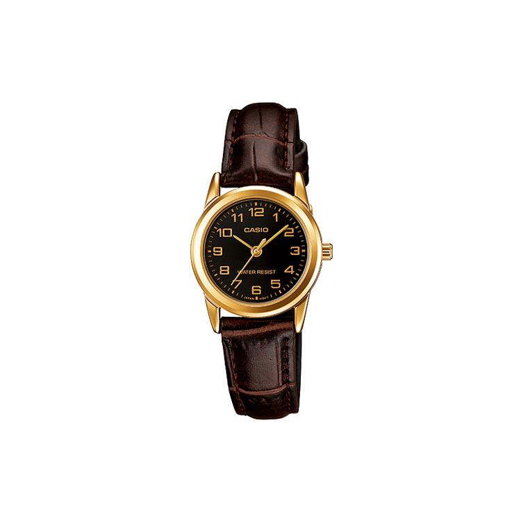 Casio Женские стандартные часы 31 мм Черные LTP-V001GL-1B LTP-V001GL-1B