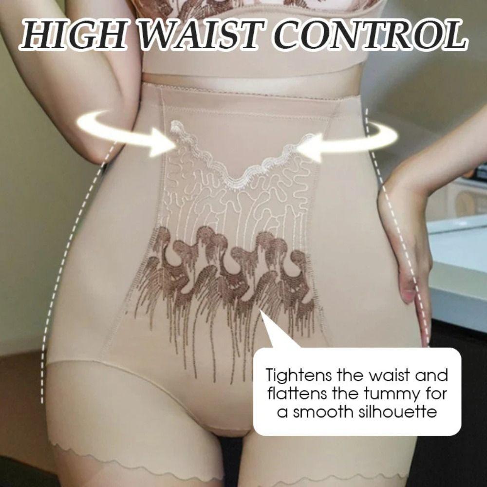 Seamless Tummy Control Shaper Shorts 3D Embroidered Butt Lifter Shapewear New Waist Trainer