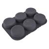 Non-stick Hamburger Bun Mold Silicone Baking Tray Heat Resistant Bread Loaf Pan  Sandwich