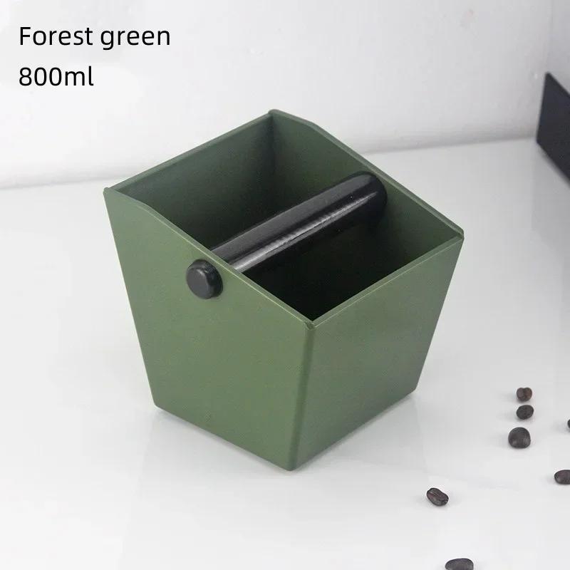 Кофейный ящик Knock Box Anti Slip Dump Мусорное ведро Espresso Cafe Grind Container Аксессуары для бариста Powder Beveled Kaffee Maker Инструменты