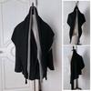 Women Knitted Shawl Wrap Scarf Striped Design Soft Imitation Wool Cashmere Cape Cardigan Shawl Coat Blanket