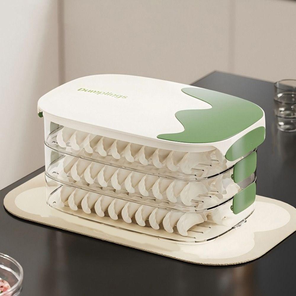 Quick Freezing Wonton Storage Box Multi-layer Food Storage Container Kitchen
