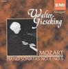 CD ГИЗЕКИНГ (ВАЛЬТЕР); МОЦАРТ - Моцарт : Фортепианные сонаты № 1-5 TOCE3147 TOSHIBA EMI 1996 Япония ОбиКлассика Б/У