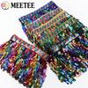 2/5Yards Meetee 16cm Tassel Fringe Lace for Sewing Skirt Garment Curtain Ribbon Rainbow Sequin Trim DIY Craft Decor Accessories