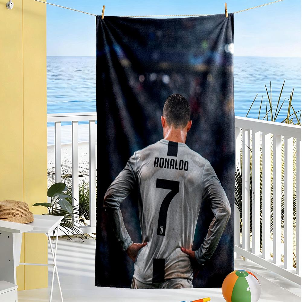 Ronaldo's Number Seven Glory Beach Towel Super Soft & Absorbent Comfortable Lightweight