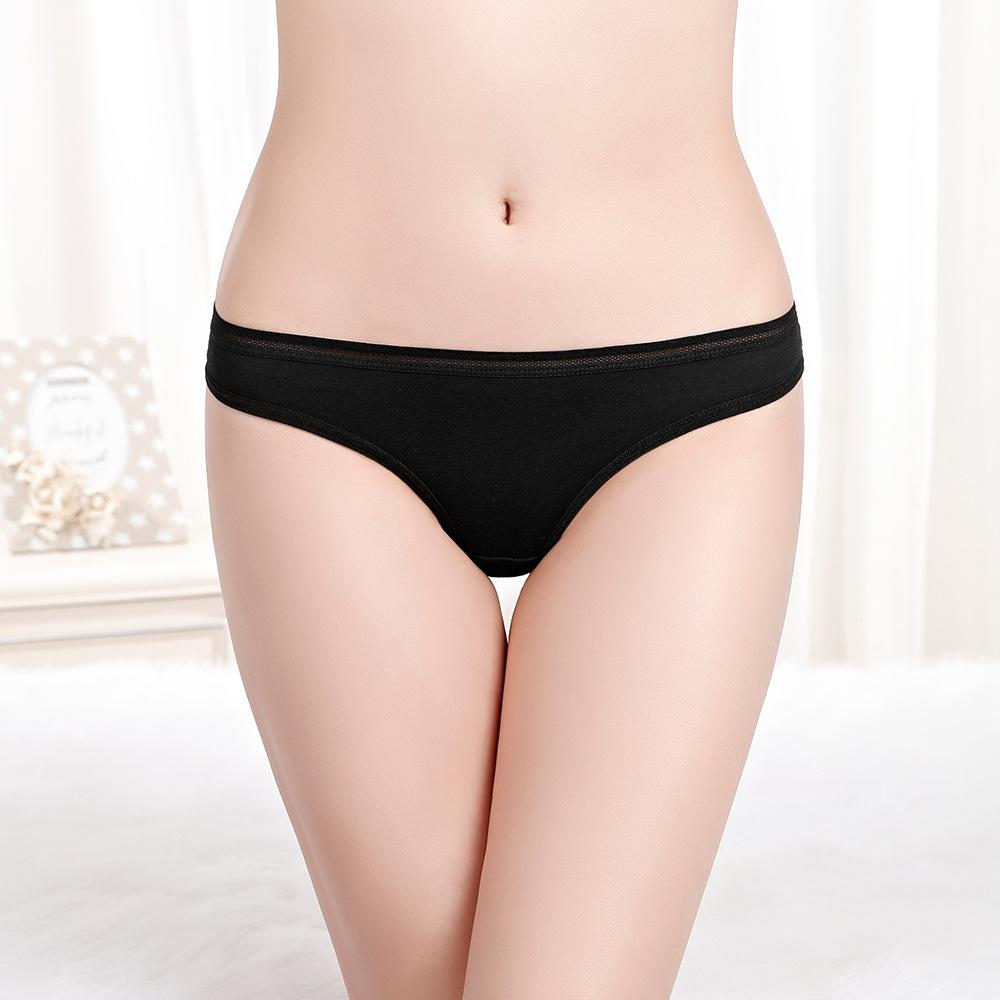 Сексуальные женские стринги, женское нижнее белье, хлопковые трусики, Танга с Т-образной спинкой, интимное белье для женщин, 6 шт.