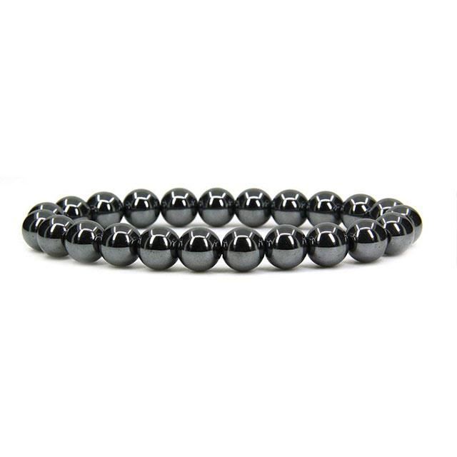 Bracelet - SHOP-STORY - Régénération - Hématite - Taille unique 18 cm - Homme/Femme