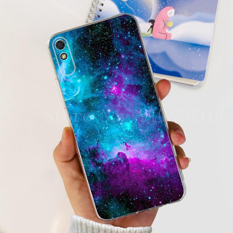 For Xiaomi Redmi 9A Case Stylish Painted Cover Soft Silicone Phone Case For Xiaomi Redmi 9AT 9A Redmi9A Back Cover 6.53'' Bumper