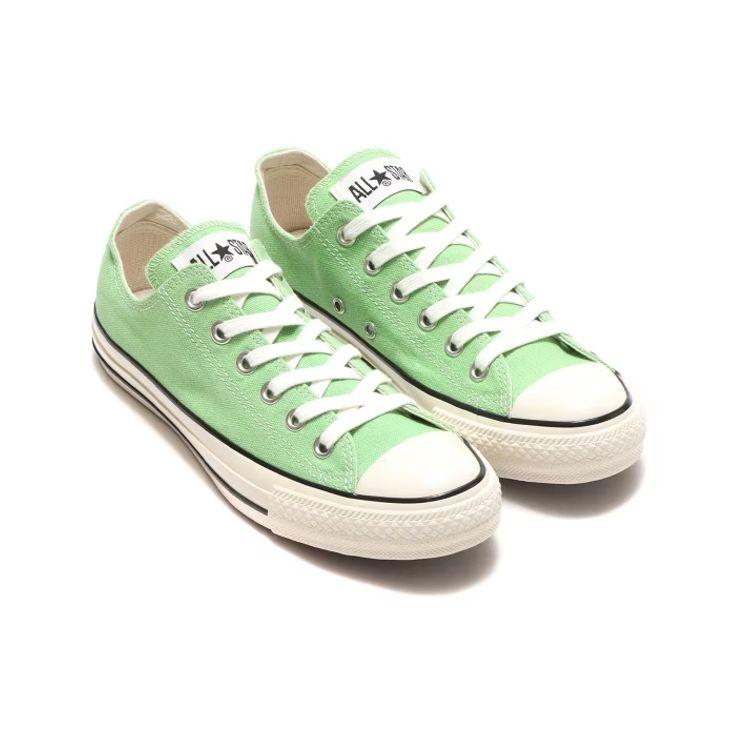 Converse Кеды All Star Ox с низким верхом из парусины, унисекс, неоново-зеленые 1SD044