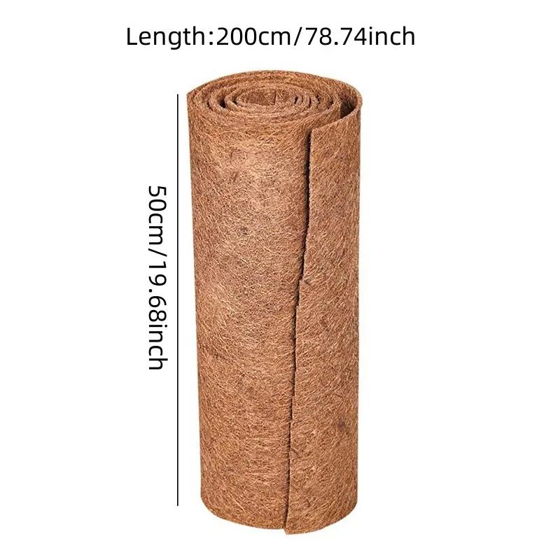 Plant Fiber Roll Natural Reptile Carpet Mat Reptile Bedding Supplies Insulation Flowerpot Basket Coconut Coir Liner Sheet Coco