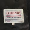 O.HENRY Vintage Tailored Blazer Autumn/Winter Japan Men’s L Dark Gray 3-Button Fully Lined(USED)