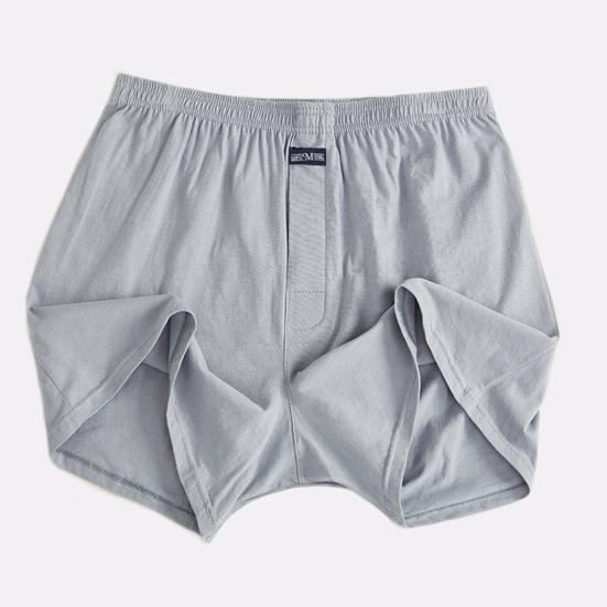 Эластичный пояс с высокой талией, тонкие мужские трусы, однотонные свободные шорты, трусы