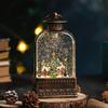 Christmas Lantern Desktop Decoration Glitter Pathway Street Lamp Hanging Water for