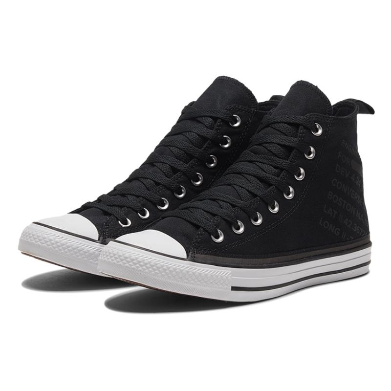 Converse Кеды Chuck Taylor All Star Удобные и Стильные Высокие Эспадрильи Унисекс Черно-Белые