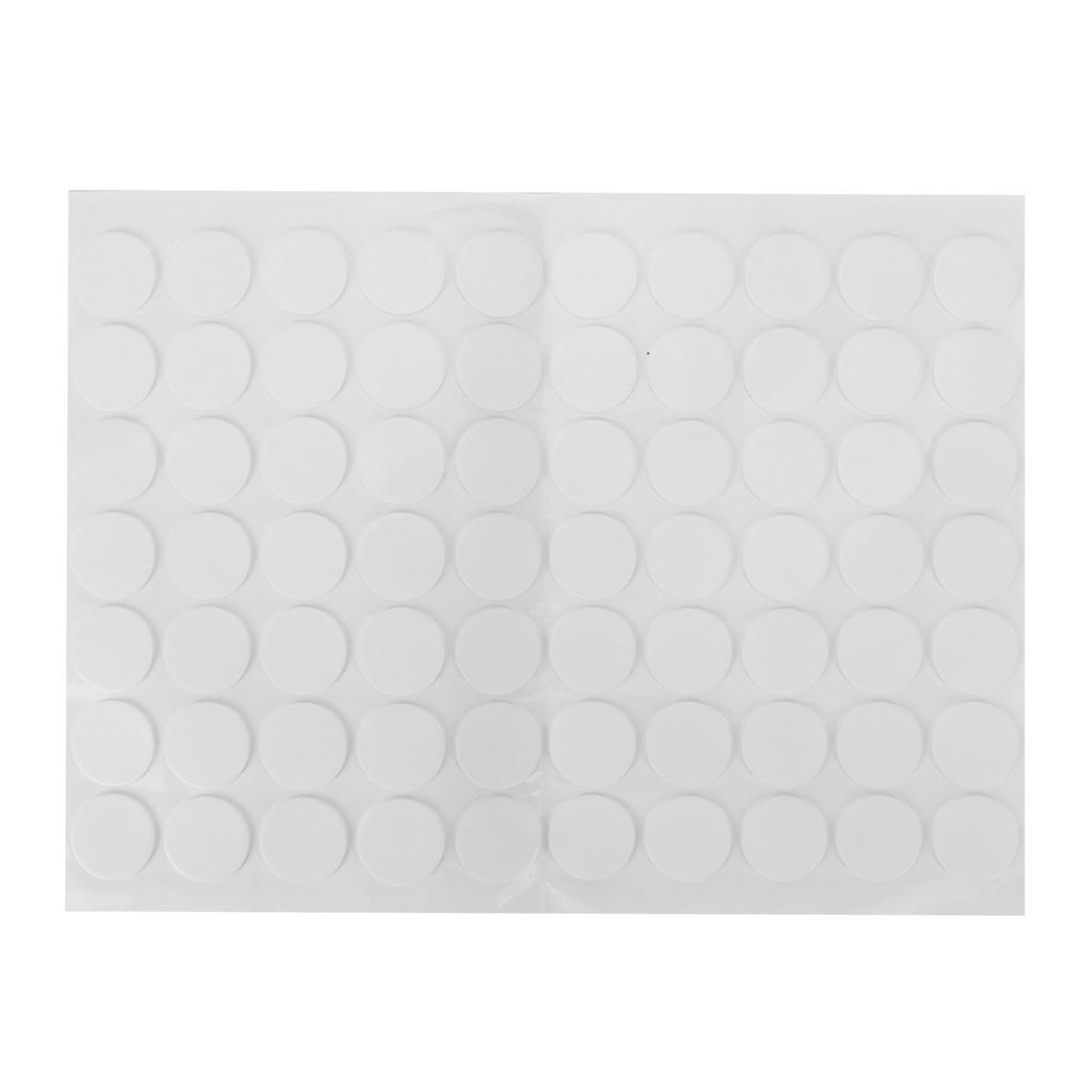 70Pcs Round Sticker Acrylic Acid Transparent Double Sided Adhesive Tape for Fixation