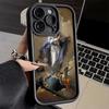 Чехол для телефона iPhone 17 Air 16E 15 16 Pro Max Ренессансная Эстетика Художественная Картина Чехол 14 Plus 13 12 Mini Мягкий Силиконовый