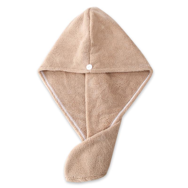 Женская шапочка для сушки волос, быстросохнущая шапочка-полотенце для волос, шапочка для ванны, однотонная шапочка-полотенце из микрофибры, супервпитывающий тюрбан, шапочка для сушки волос KTY