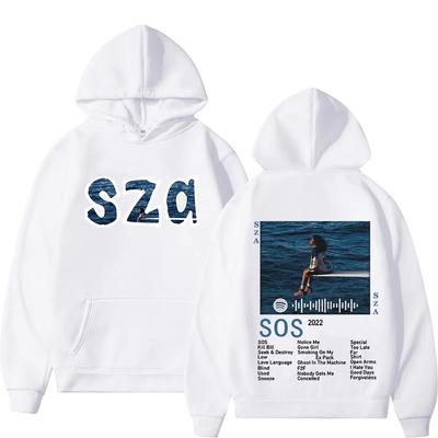 SZA новый музыкальный альбом SOS толстовки с принтом унисекс женские повседневные модные толстовки негабаритные пуловеры с капюшоном спортивный костюм одежда унисекс