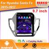 9,7-дюймовый 2 Din Android автомобильный радиоприемник для Hyundai Santa Fe 2015-2017 мультимедийный плеер GPS навигация 4G wifi BT 2din