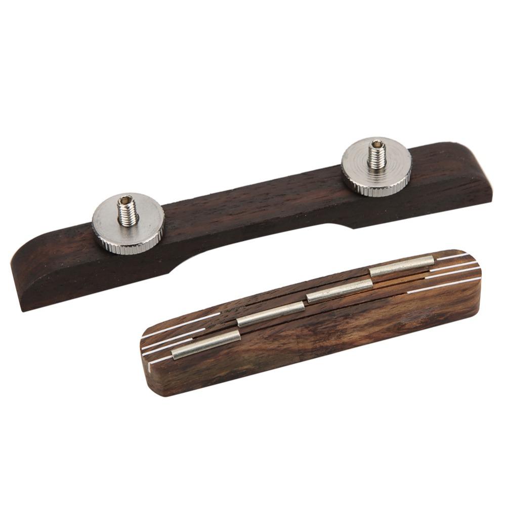 Rosewood Material Rosewood Bridge Wooden Color 4-String Bridge For 4-String Mandolin