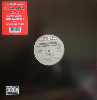 12-дюймовая пластинка HAVANA - How Much You Want Me 07822139161 Arista 2000 США Рэп и хип-хоп/R&B Б/У