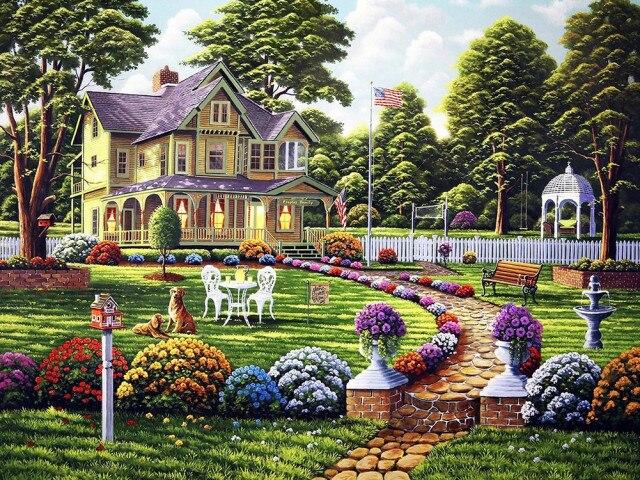 5D Алмазная картина Полный Круглый Квадратный Пейзаж Стразы Алмазная Вышивка Распродажа Космическая Мозаика Домашний Декор