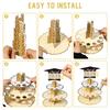 Graduation Wooden Money Holder Tower Double Layers Cash Storage Rack Class of 2025 Graduates Money Gift Grad Party Desktop Decoration