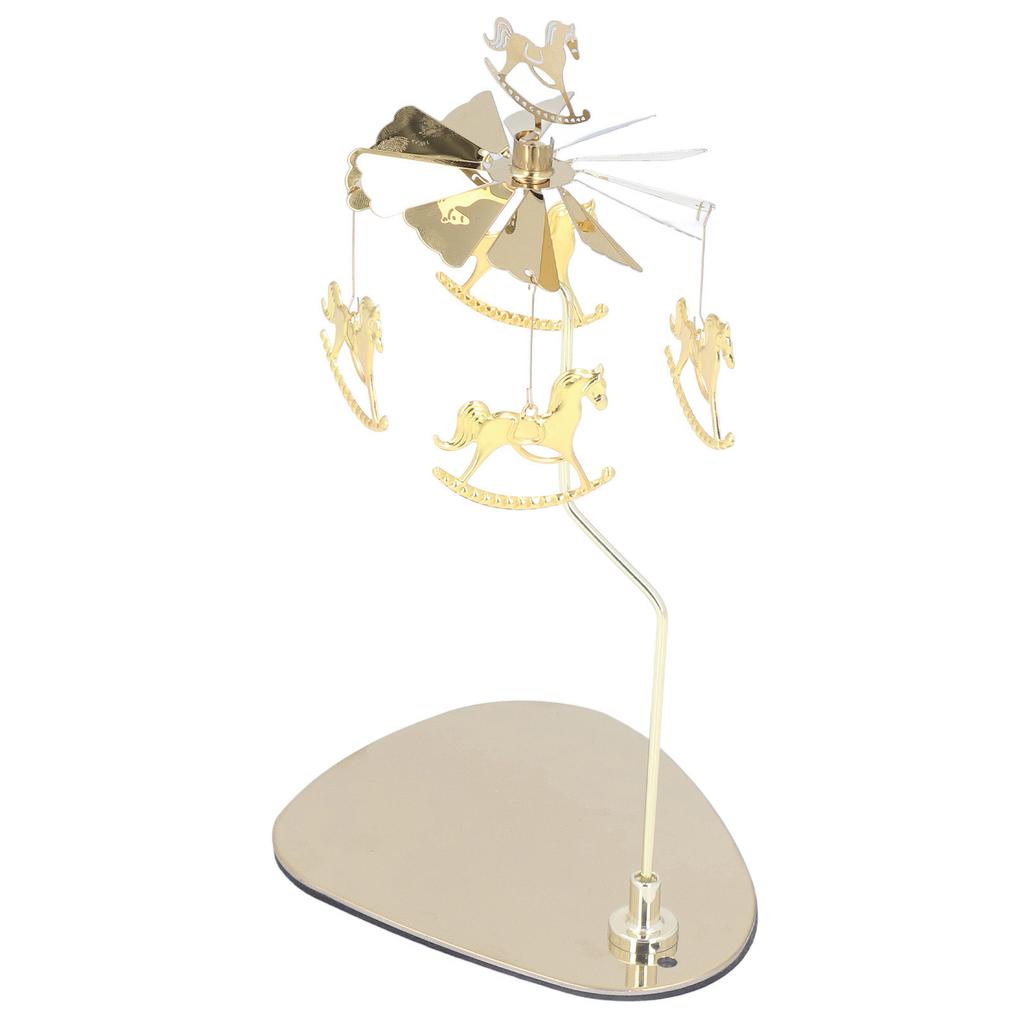 Подсвечник круглый треугольный поднос романтический европейский стиль нержавеющая сталь вращающийся ароматерапевтический подсвечник в виде колокольчика