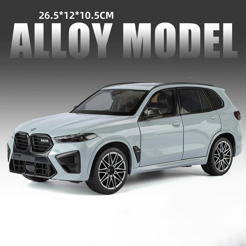1:18 Большой Размер X5M Модель Автомобиля Игрушка Металлический Кузов Резиновые Шины Скольжение Вперед Амортизация Модели Транспортных Средств Настольные Украшения