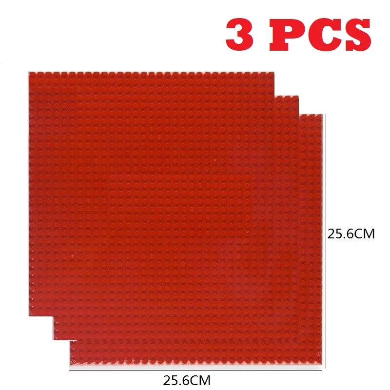 3 шт. Базовая пластина 32x32 32x16 точек Кирпичи СДЕЛАЙ САМ Малый размер Городские Дорожные блоки Базовая пластина Строительство Строительные игрушки Для детей