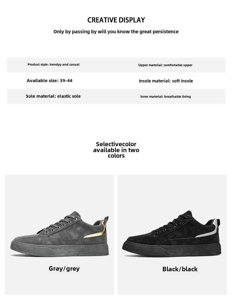 Модная мужская обувь на весну 2024 года: Мягкие, износостойкие, универсальные повседневные туфли с толстой подошвой для охраны труда