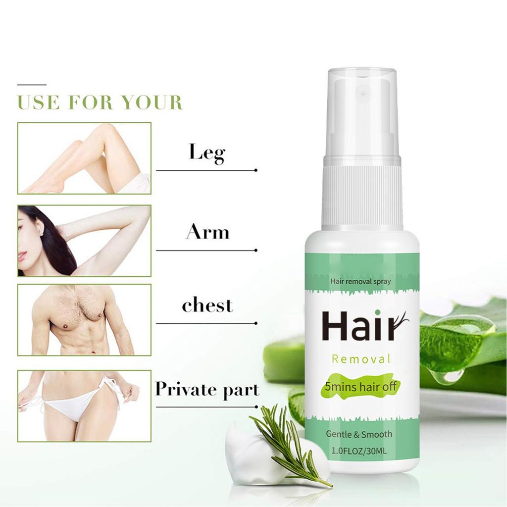 30ml Hair Removal Spray, Mild Hair Removal Non Irritating Skin Care Product